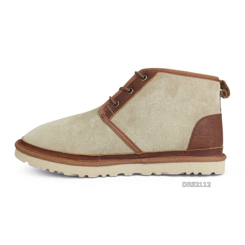 UGG Neumel Suede Leather Fur Boots *NEW* - Picture 3 of 7